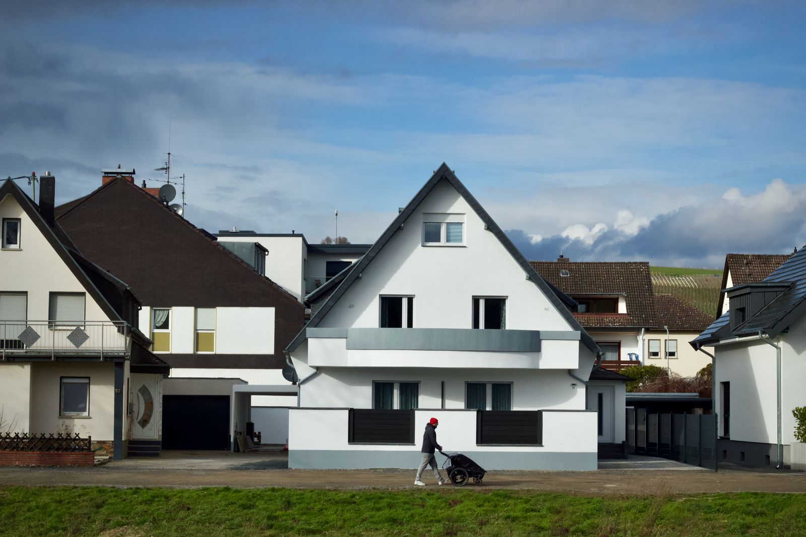 Einfamilienhaus von der Straßenseite